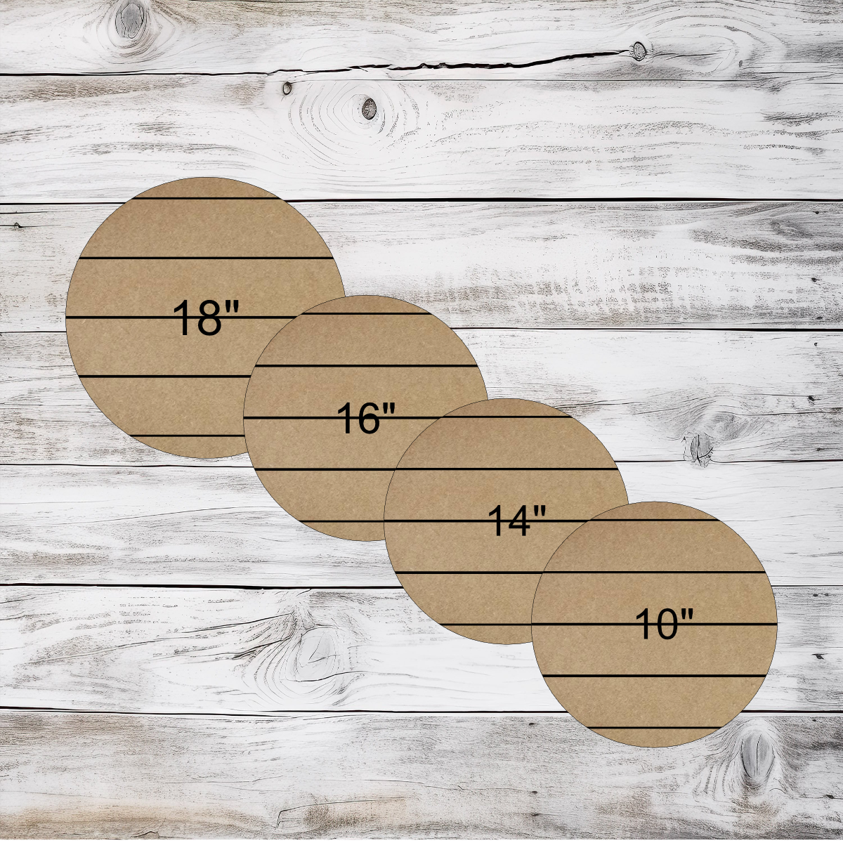 MDF Shiplap  Rounds  1/8 inch